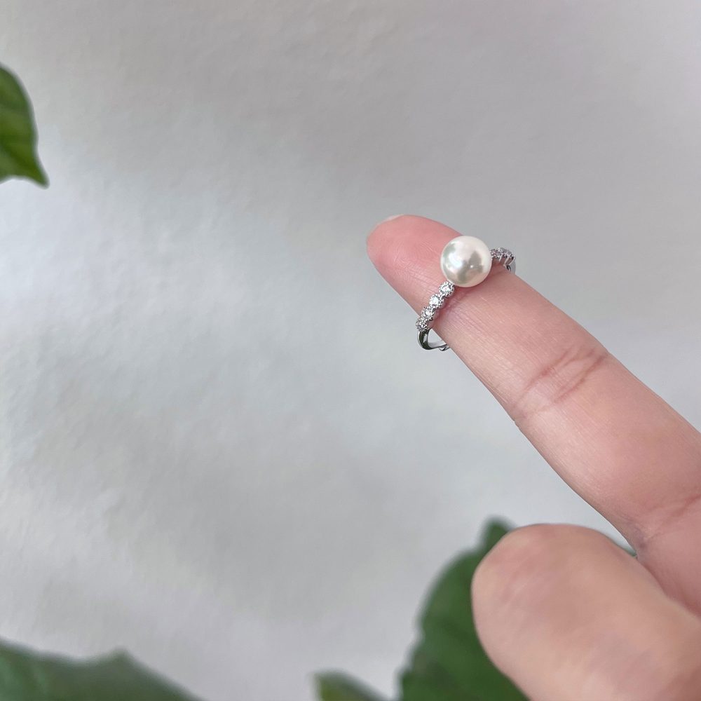 [AYESHA] Salterwater Akoya Pearl Ring (Round 7.5mm)