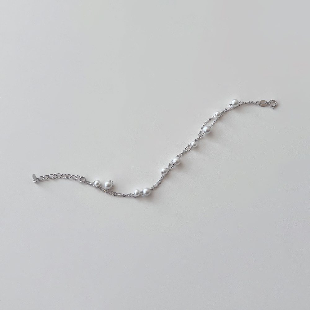 [STARRY] Freshwater Pearl Bracelet (Round 3-5mm)